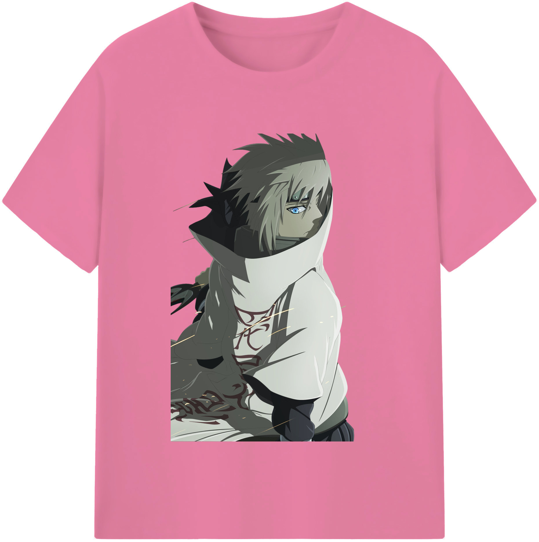 （画像用） NARUTO -ナルト- 波風 ミナト Namikaze Minato 綿100％半袖Tシャツ（フロントプリント）